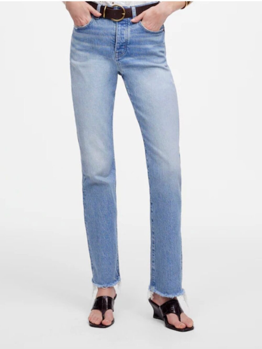 Madewell '90s Straight Jeans size 23 Light Wash High Waisted - Picture 2 of 12